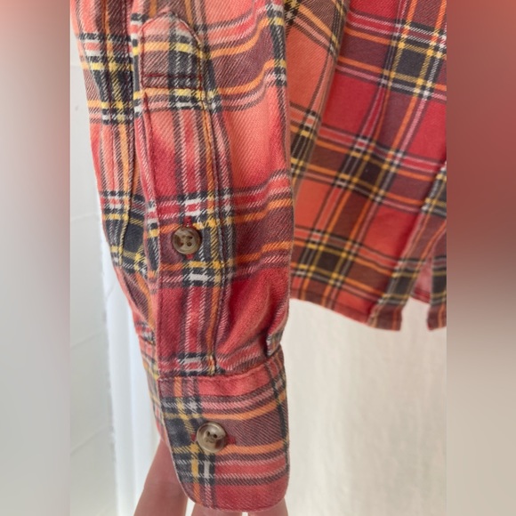 Obey flannel button up shirt XS - Picture 5 of 9